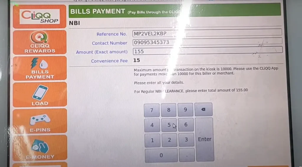 Enter Payment Details