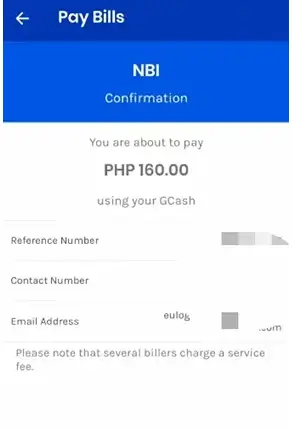 Receive payment confirmation