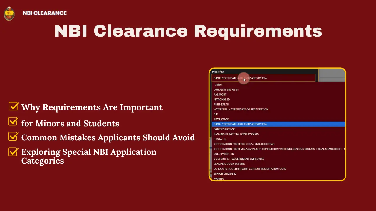 NBI Clearance Requirements