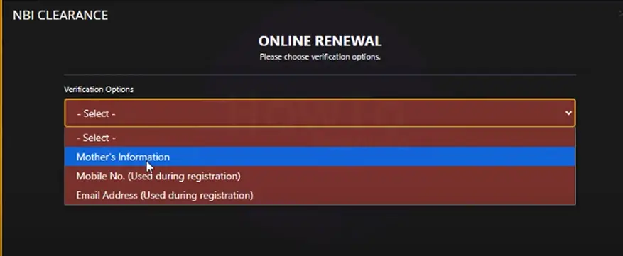 Verify your identity